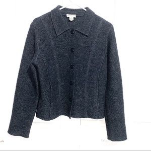 Ann Taylor 90’s Wool Collared Button down Blazer S